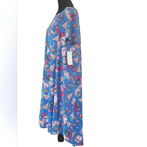 Disney Blue Midi Geometric Mickey Mouse Women's Size Medium NWT - Picture 4 of 9